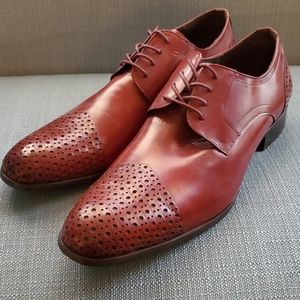 Stacy Adams men's Oxford shoes, dark brown